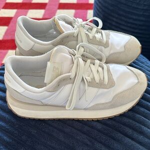 Women’s size 9.5 white New Balance 237 sneakers